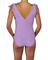 V-Neck Shoulder Tie One Piece