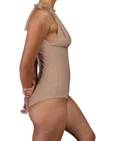 V-Neck Shoulder Tie One Piece