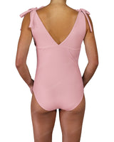 V-Neck Shoulder Tie One Piece