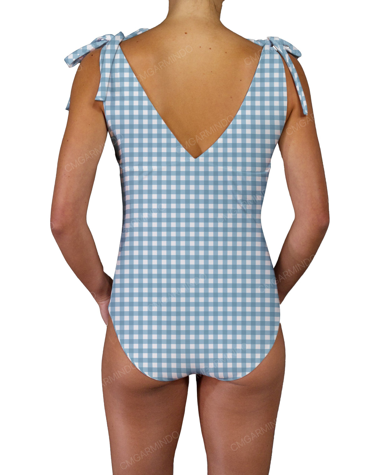 V-Neck Shoulder Tie One Piece