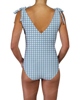 V-Neck Shoulder Tie One Piece