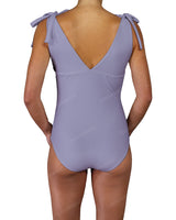 V-Neck Shoulder Tie One Piece