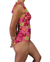 V-Neck Shoulder Tie One Piece