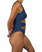 V-Neck Double Ring One Piece
