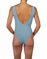 V-Neck Double Ring One Piece