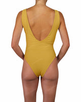 V-Neck Double Ring One Piece