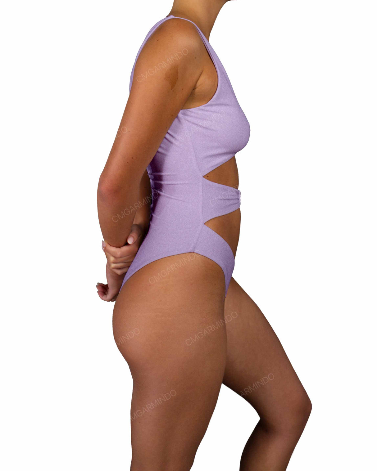 V-Neck Double Ring One Piece