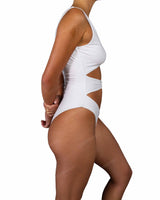 V-Neck Double Ring One Piece