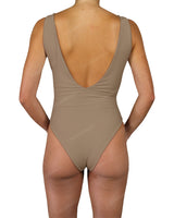 V-Neck Double Ring One Piece
