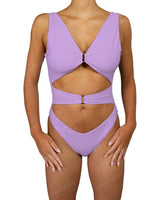 V-Neck Double Ring One Piece