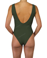 V-Neck Double Ring One Piece