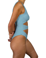V-Neck Double Ring One Piece