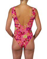 V-Neck Double Ring One Piece