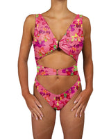 V-Neck Double Ring One Piece