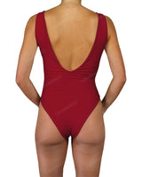 V-Neck Double Ring One Piece