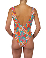 V-Neck Double Ring One Piece