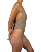 Deep V-Neck Strap Tie One Piece