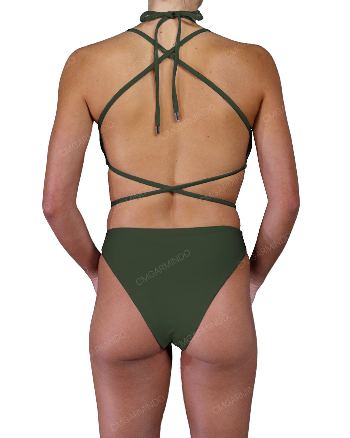Strappy Cross Back One Piece