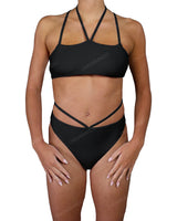 Strappy Cross Back One Piece