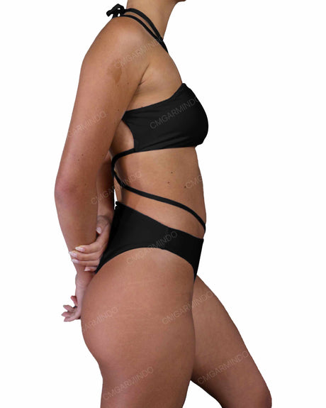 Strappy Cross Back One Piece