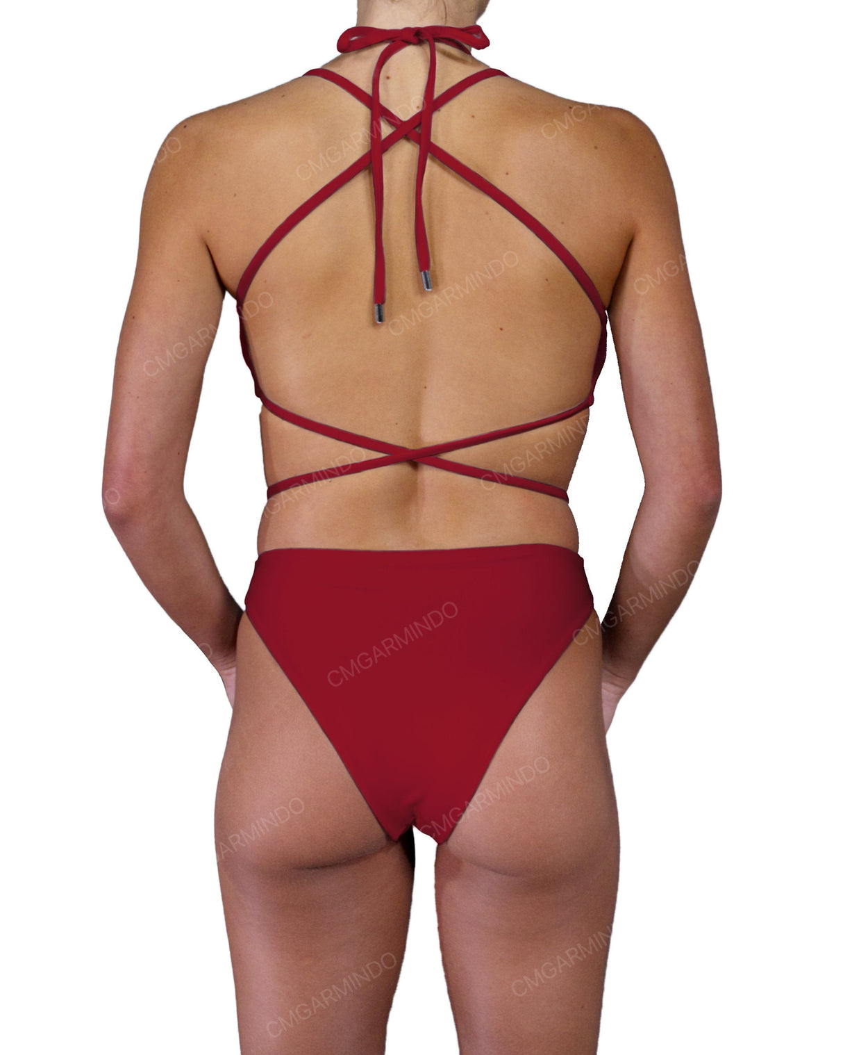 Strappy Cross Back One Piece
