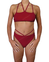 Strappy Cross Back One Piece
