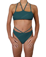 Strappy Cross Back One Piece