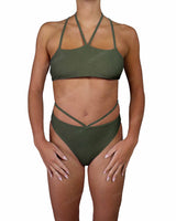 Strappy Cross Back One Piece