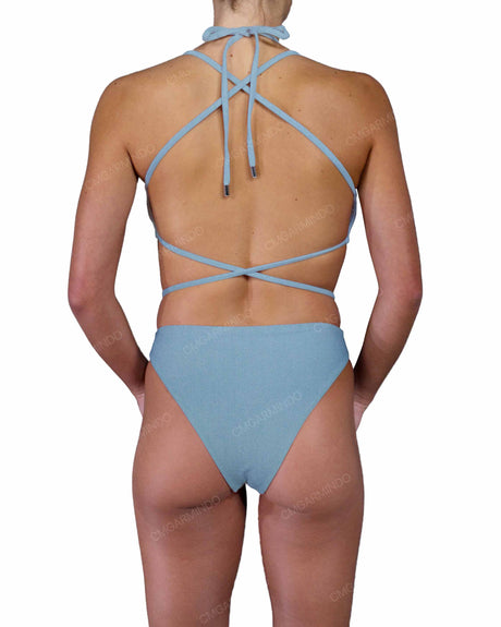 Strappy Cross Back One Piece