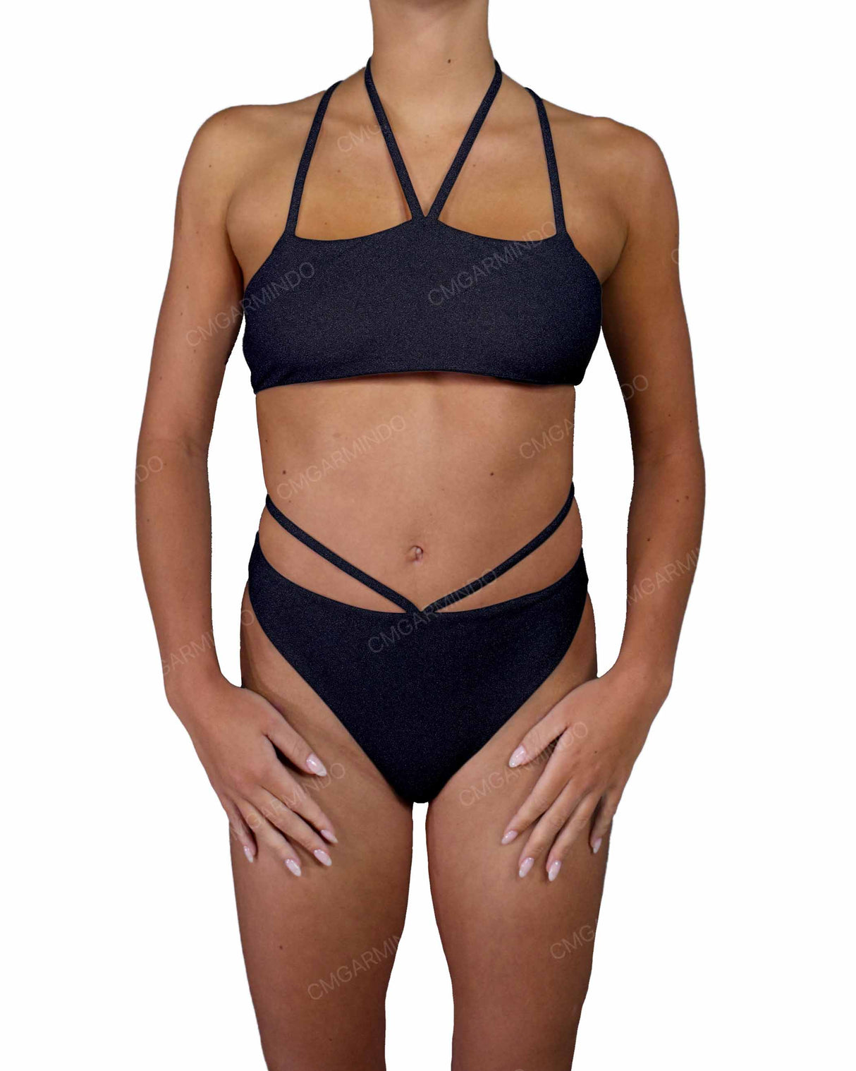 Strappy Cross Back One Piece