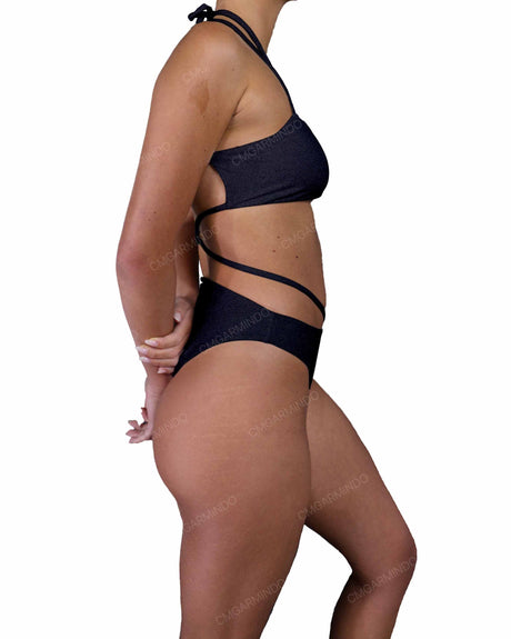 Strappy Cross Back One Piece