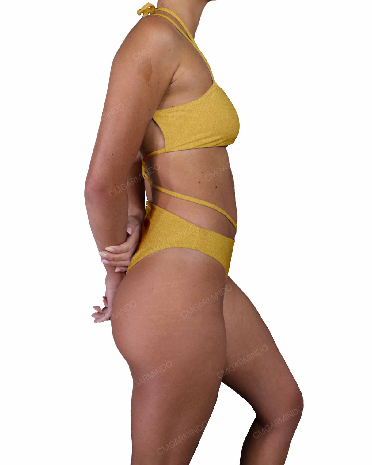 Strappy Cross Back One Piece