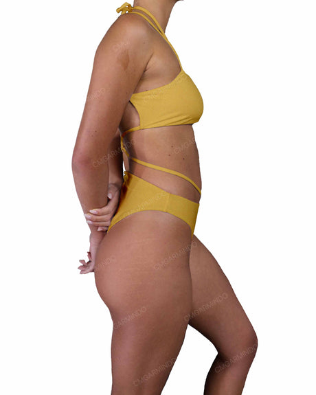 Strappy Cross Back One Piece