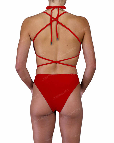 Strappy Cross Back One Piece