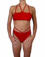 Strappy Cross Back One Piece