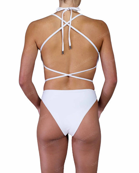 Strappy Cross Back One Piece