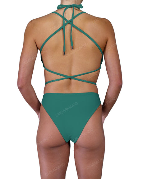 Strappy Cross Back One Piece