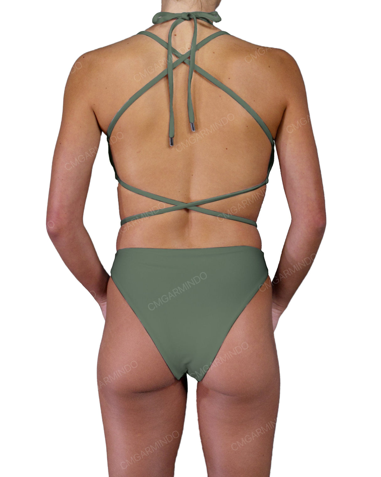 Strappy Cross Back One Piece