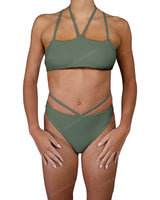 Strappy Cross Back One Piece