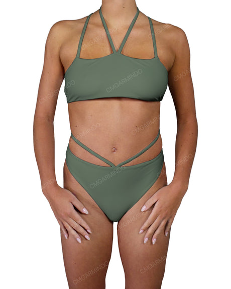Strappy Cross Back One Piece