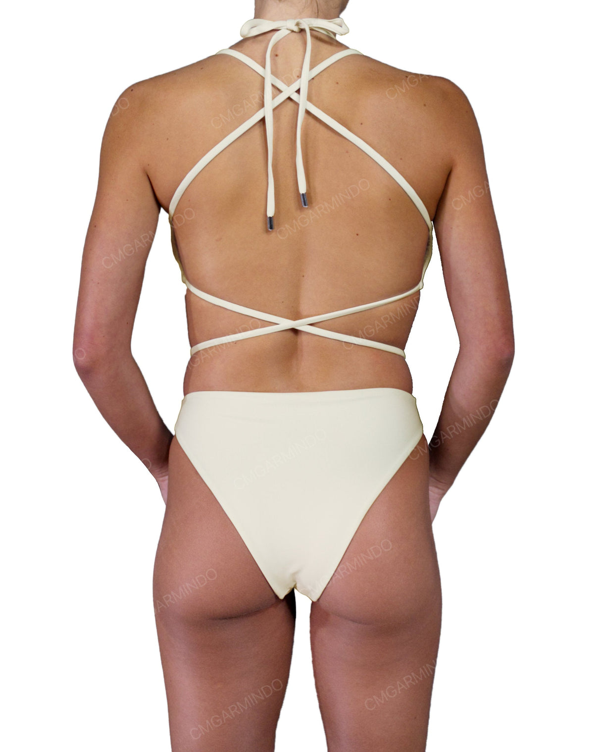 Strappy Cross Back One Piece