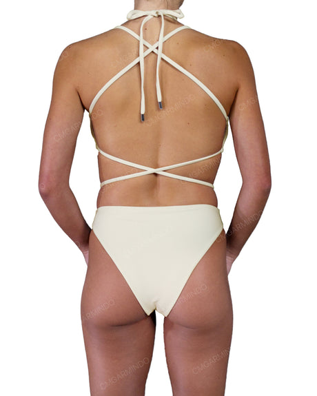 Strappy Cross Back One Piece