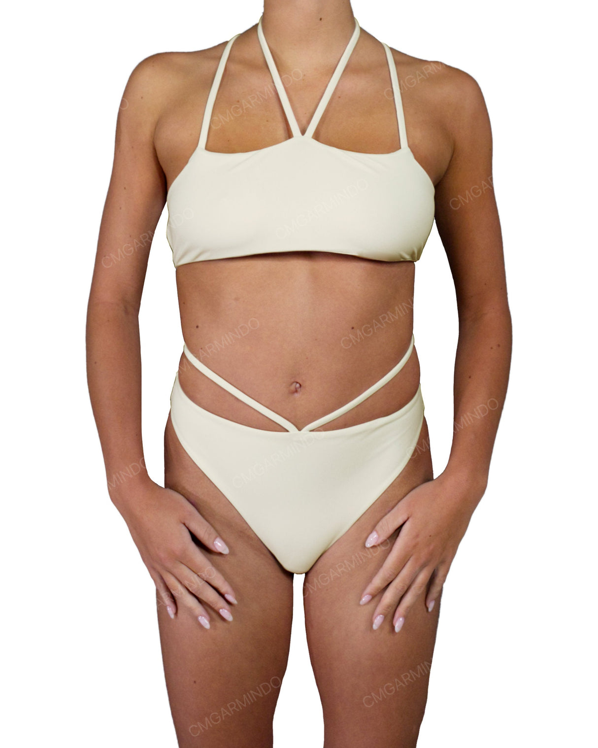 Strappy Cross Back One Piece