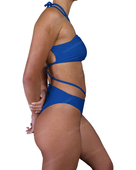 Strappy Cross Back One Piece
