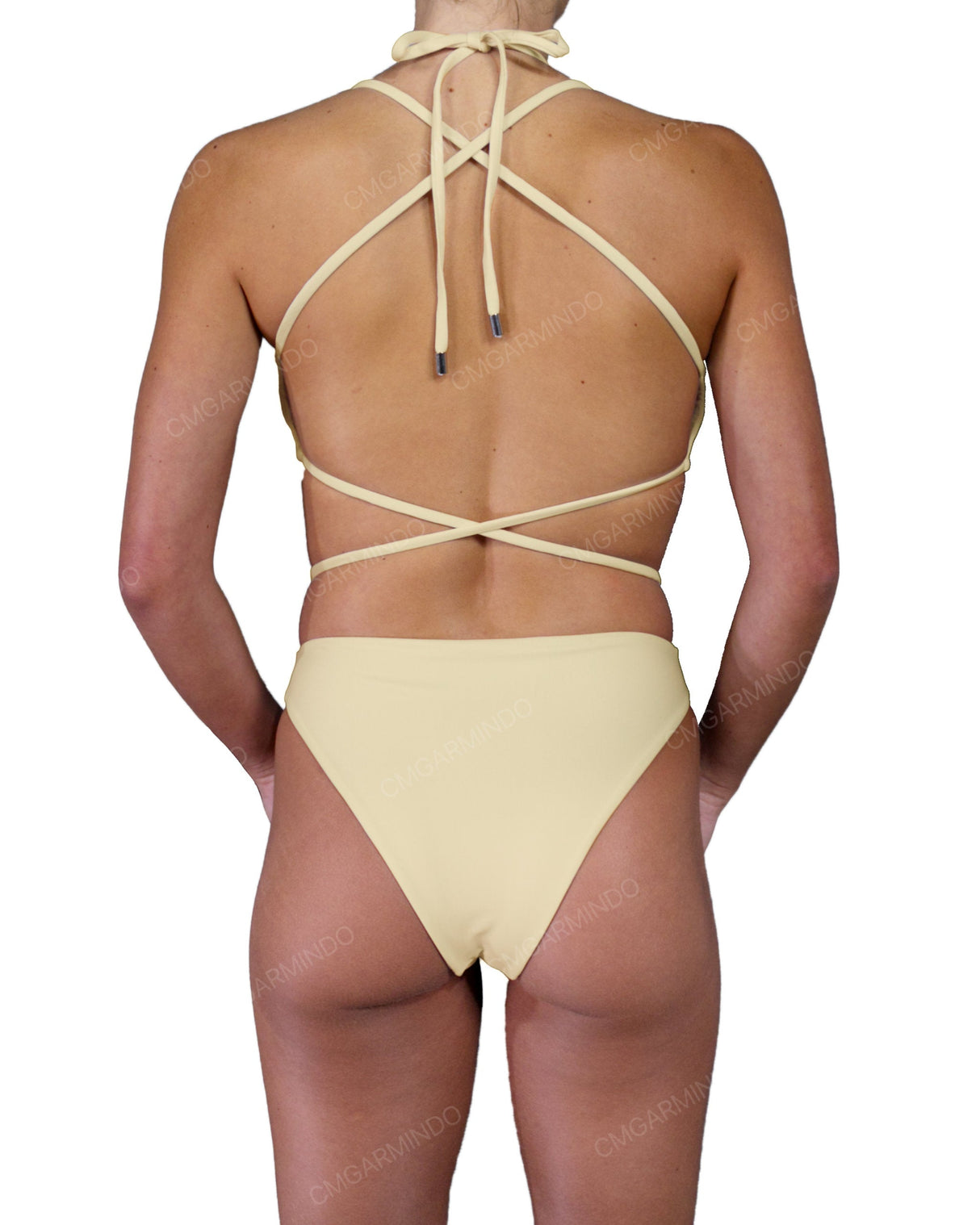 Strappy Cross Back One Piece