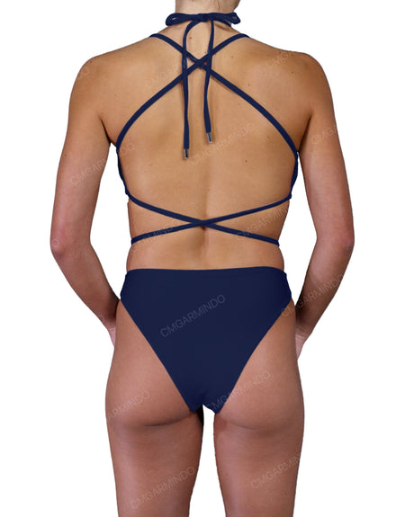 Strappy Cross Back One Piece