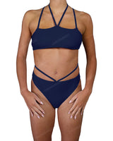 Strappy Cross Back One Piece