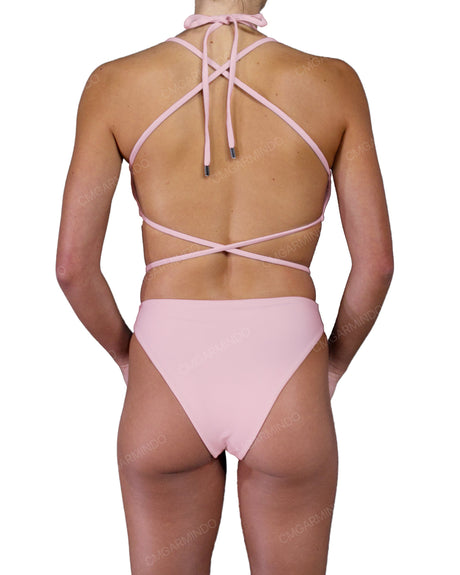 Strappy Cross Back One Piece