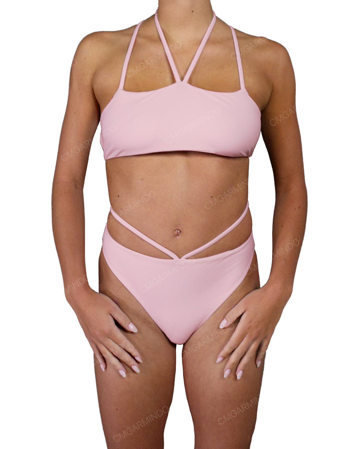 Strappy Cross Back One Piece