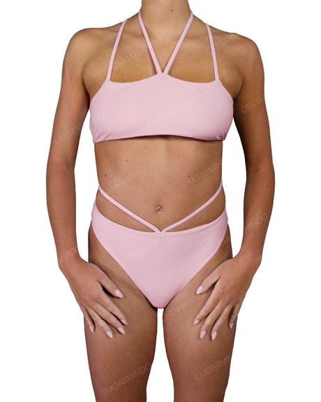 Strappy Cross Back One Piece